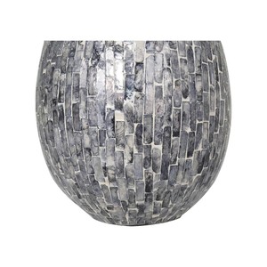Jarrón de Estilo Costero en Negro con Madreperla - Product Image 4