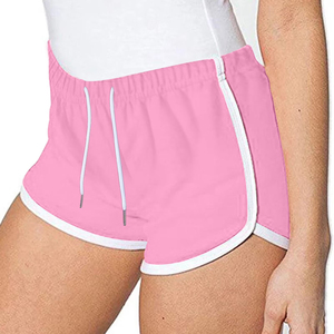 <b>Elastic</b> <b>Waist</b> Polyester/Cotton Yoga Fitness Breathable Solid Color Custom Logo Design Sporty Regular Fit Knitted - Product Image 1