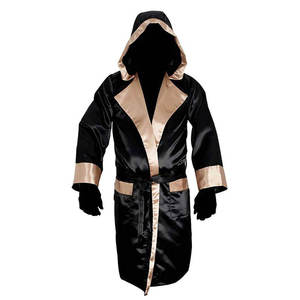 Boxing Costume <b>Dummy</b> Men Women Adult Cotton Boxer Robe Shorts Belt Boxing Gloves Breathable Customized Color Logo - Product Image 4