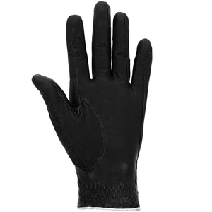 Gants de moto en cuir à doigts entiers, noirs et marron, antidérapants, avec fermeture à cordon, coupe-vent, unisexes, pour usage extérieur estival - Product Image 2