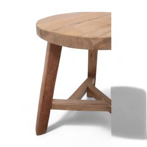 Minimalist Wooden <b>Stool</b> with Round <b>Seat</b> and Stable Legs for Dining Room Home Furniture Modern Design Style - Product Image 3