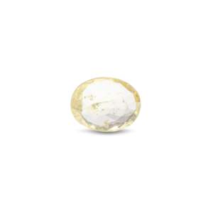 Loose 3.6 Carat Oval Cut Yellow Sapphire Gemstone for Fine Jewelry - Product Image 2