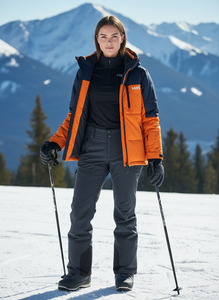 Professional <b>Waterproof</b> Windproof Ski Jacket Men Women Winter <b>Warm</b> Thermal Mountain Snowboard Coat Breathable Hooded Puffer Wear - Product Image 5