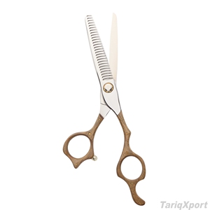 Tijeras Profesionales de Peluquería de 6 Pulgadas con Mango de Madera, Hoja Afilada de Acero Inoxidable, Herramienta para Cortar el Cabello - Product Image 4