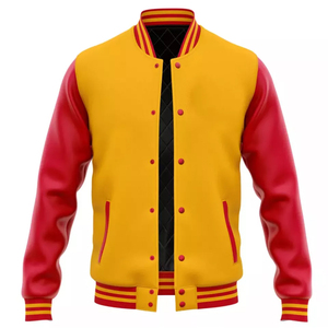 Veste varsity personnalisée avec logo OEM, patchwork sur le devant, 100% laine, à capuche, hiver, unisexe, élégante, haute qualité - Product Image 1