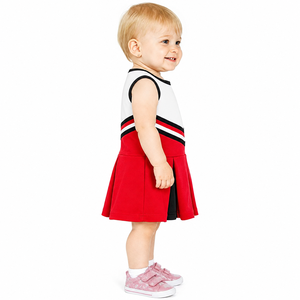 Traje de Baile para Niña, Uniforme de Animadora, Venta al por Mayor de Fábrica, Disfraz Juvenil Sublimado - Product Image 4