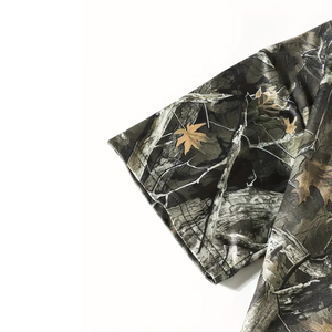 เสื้อยืดแขนสั้นผู้ชาย คอโอ ทรงปกติ ผ้าโพลีเอสเตอร์/คอตตอน ระบายอากาศได้ดี น้ำหนัก 220 กรัม สไตล์ลำลอง - Product Image 5