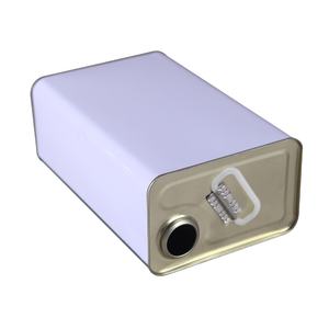 Factory Direct Hot Sale Engine Oil Tin Bucket Cans with Lid and Handle Wholesale from Manufacturer in Stock - Product Image 1