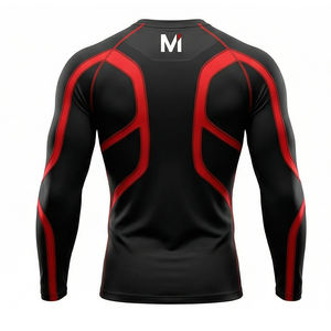 Conjunto Deportivo de Manga Larga con Compresión Titan Shield Pro, Edición Activewear de MALUZA INDUSTRIES, Spandex/Poliéster, Transpirable, de Secado Rápido - Product Image 3