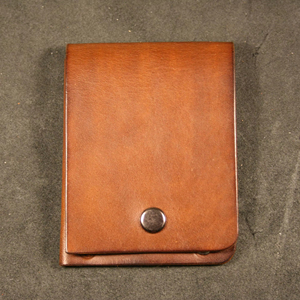 B2B Supplier Stitchless Leather <b>Wallet</b> Minimalist Slim Card Holder Genuine Leather No Stitch <b>RFID</b> <b>Blocking</b> SLW-0061 - Product Image 1
