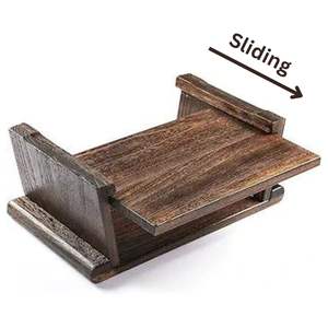 Présentoirs rustiques en bois faits à la main, mini socles pour bijoux, montres et décoration intérieure - Product Image 5