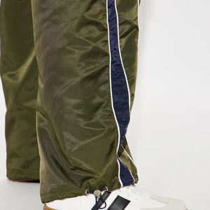 Drawstring Low Waist Cargo Pants Men Baggy Track Pants Canvas Lace <b>Wind</b> <b>Breaker</b> OEM Climbing Pants - Product Image 5
