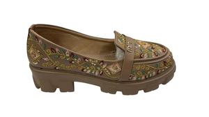 Zapatos Casuales Bordados para Mujer, Suela de EVA Antideslizante, Ligeros y Duraderos, para Mocasines, Zapatos Deportivos de Moda - Product Image 2