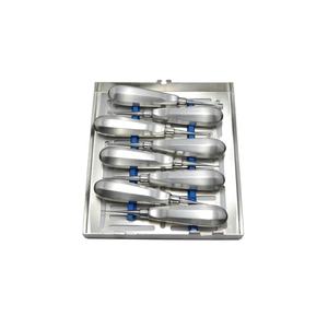 Elevador de mano para dentista de alta calidad con mango estándar, en estuche metálico - Product Image 1