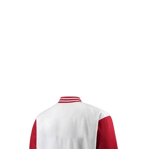 แจ็คเก็ตเบสบอลแบบ Varsity Letterman สำหรับผู้ชาย ทำจากแขนเสื้อหนังและตัวเสื้อทำจากผ้าขนสัตว์ - Product Image 6