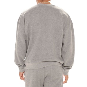 Ensemble de survêtements en polaire pour homme, style streetwear oversize, avec sweat à capuche et pantalon de jogging, impression en relief, fabrication sur mesure, vente en gros - Product Image 4