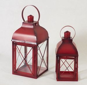 Elegante Farol de Hierro con Paneles de Vidrio, Portavelas Rústico Estilo Granja para Decoración de Patio, Balcón y Jardín - Product Image 6