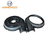 Minerco Chine Fabricant de revêtements de volutes pour pompes à boues minières, Pièces d'usure pour pompes industrielles, Composants de pompes, Garantie 1 an, OEM/ODM
