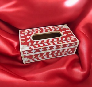 Unique Design MDF Napkin Tissue <b>Box</b> With Resin & Bone Inlay Tissue Paper <b>Box</b> For Living Room Table Home decoration Accessories - Product Image 5