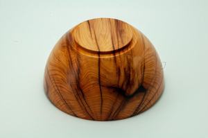 Tazón de madera de acacia de diseño clásico con cuchara, producto de supermercado desechable para ensalada de frutas para restaurante de Hotel en casa - Product Image 4