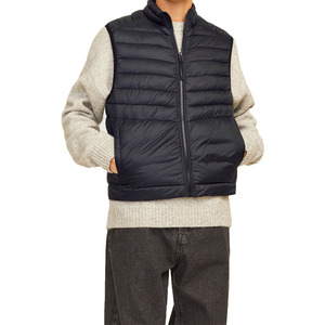 Chaleco Acolchado de Lona Lavada Transpirable de Invierno con Logotipo Personalizado de Alta Calidad para Hombre y Mujer, Chaleco Vintage Ligero - Product Image 3