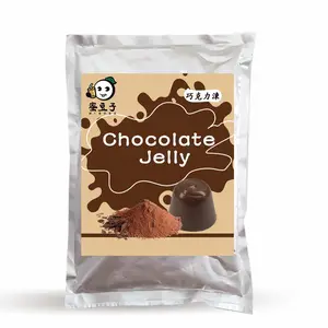 Bulk Vegetarian Chocolate Pudding For Milk Tea Toppings From Taiwan