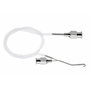 Cánula de Aspiración en Forma de J NAZIR HABIB, Acero Inoxidable de Primera Calidad, Instrumento Quirúrgico de Precisión para Microcirugía Oftálmica - Product Image 3