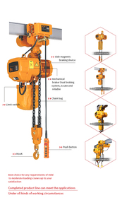 Kerekan Rantai Listrik Kualitas Tinggi 1ton Harga Rendah Kerekan Rantai Tanpa Batas Listrik dengan Kait - Product Image 3