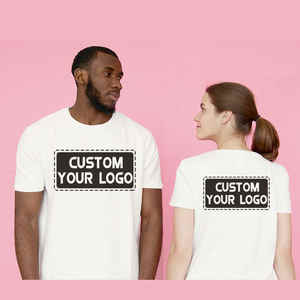 Camiseta de Algodón Unisex OEM ODM al por Mayor, Impresión de Logotipo Personalizado, Cuello Redondo Liso, Fabricante de Camisetas Familiares a Juego - Product Image 2