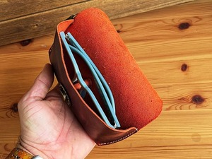 Slim Profile Classic Luxury Genuine Leather <b>Glasses</b> <b>Case</b> Water Resistant Lightweight Wholesale International Shipping LGC-0174 - Product Image 2