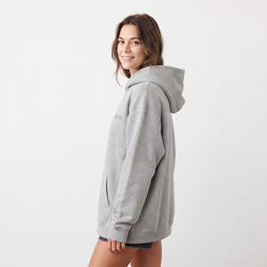 Fashion Oversized <b>Hoodie</b> for Women Drop Shoulder Cotton Sweatshirt Custom Logo Apparel Sweatshirt <b>Workout</b> Sports Oversized - Product Image 3