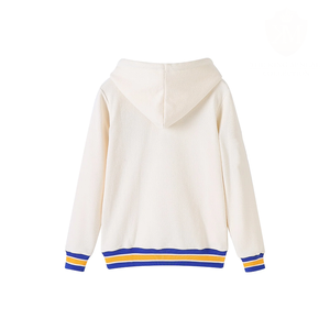Sweat à capuche beige personnalisé SHRho Sorority, boutonné sur le côté, manches longues, lettres grecques, pour groupes universitaires, vente en gros à prix abordable - Product Image 2