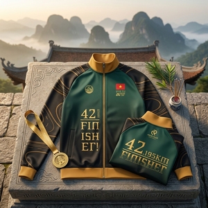 Veste de finisseur de course OEM ODM, logo personnalisé, vêtements de sport pour événements, vêtements de sport respirants et légers, vente en gros - Product Image 4