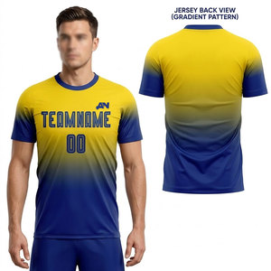 เสื้อฟุตบอลพรีเมียมสำหรับผู้ชาย ระบายอากาศได้ดี แห้งเร็ว เหมาะสำหรับการฝึกซ้อมและการแข่งขัน - Product Image 4