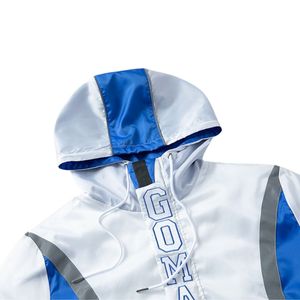 Phi Beta Sigma GOMAB Half Zip Windbreaker Jacket for Men Lightweight <b>Comfortable</b> Fit Premium Fabric Greek Fraternity Apparel - Product Image 3