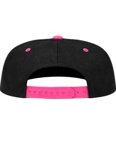 Casquette Snapback à Visière Plate Noire et Rose Personnalisée, Chapeau de Baseball Ajustable en Mélange de Coton, Streetwear Unisexe, Mode Décontractée, Vente en Gros - Product Image 2