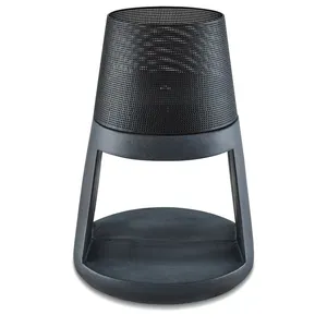 Modern Black Stainless Steel <b>Fire</b> <b>Pit</b> <b>BBQ</b> Freestanding Outdoor Gas Wood Heating Powder Coated Design - Product Image 2