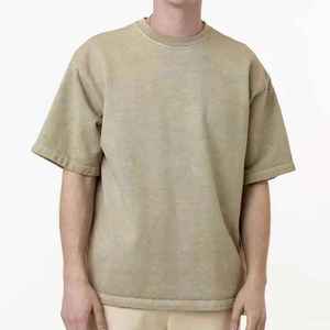 เสื้อยืดผู้ชายดีไซน์พิเศษ ผ้าฝ้าย 100% พร้อมโลโก้ด้านหน้า สีพื้น แห้งเร็ว เป็นมิตรกับสิ่งแวดล้อม ระบายอากาศได้ดี ทรงปกติ ผ้าฟลีซ - Product Image 1