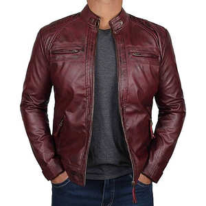 Blouson Bomber d'Hiver Homme Grande Taille Marron Foncé 100% Polyester OEM avec Fermeture Éclair et Poches, Coupe-Vent Respirant Style Urbain - Product Image 6