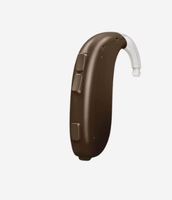 Aides auditives super puissantes avec connectivité Bluetooth, soutien du syndrome du acouphène, dernières aides auditives puissantes BTE Oticon Xceed 2 SP, modèle BTE