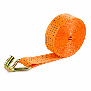 Sangle d'arrimage à cliquet pour entreprise de transport, polyester 50 mm 5000 kg, résistante à l'abrasion pour l'arrimage de marchandises, fourniture OEM ODM - Product Image 6