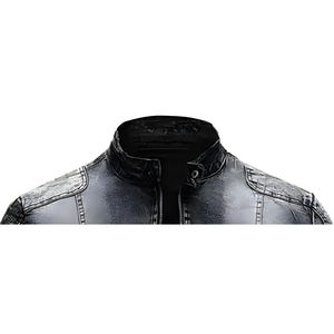 เสื้อแจ็คเก็ตเดนิมถักสำหรับผู้ชาย ราคาดีที่สุด ทรงเข้ารูป สีพื้น เป็นมิตรกับสิ่งแวดล้อม สไตล์วินเทจ เสื้อคลุมลำลองสำหรับผู้ชาย - Product Image 2