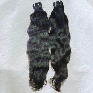 100g Cheveux vierges indiens Remy bruts non traités, à motifs variés, double trame machine, ondulations lâches, Jerry Curl, Water Deep Wave, permanente haute densité - Product Image 4