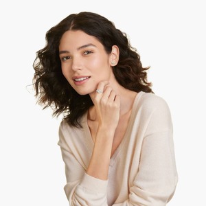 Classic Elegant Sparkling Oval Cut Moissanite <b>Stud</b> Earring 925 Sterling <b>Silver</b> Trendy Solitaire Fine <b>Stud</b> Earring for Women - Product Image 6