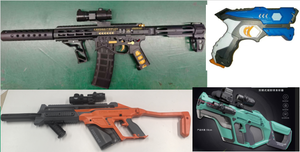 Máquina de proyector de juegos de disparos para niños con 6 modos diferentes de pistola de gel, rompecabezas divertido y experiencia de aprendizaje - Product Image 5