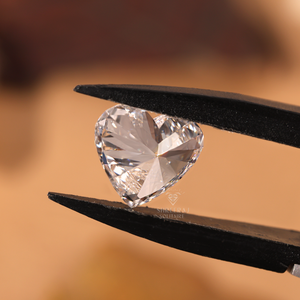 Diamant de laboratoire de 5,00 carats, taille cœur, certifié IGI, couleur F, clarté VS1, diamant CVD de haute qualité pour bague de fiançailles - Product Image 2