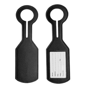 Bulk Supplying Genuine Leather Travel ID Tags Privacy Cover Design High-End Leather <b>Suitcase</b> Accessories LTG-0308 - Product Image 6