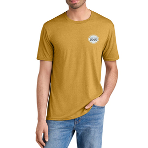 T-shirts unisexes écologiques à coupe ample en coton/fibre de bambou, impression numérique, séchage rapide et respirant, col rond, manches courtes - Product Image 6