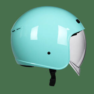 Casco XH26 Vintage DE CARA abierta fabricado en Vietnam, alta calidad, estilo veraniego, visera multicolor, liberación rápida, XL - Product Image 3