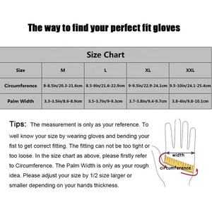 Goatskin Leather Motorcycle <b>Gloves</b>, Full Finger Touchscreen Waterproof Reflective Motorbike <b>Gloves</b> for <b>Men</b> - Product Image 5